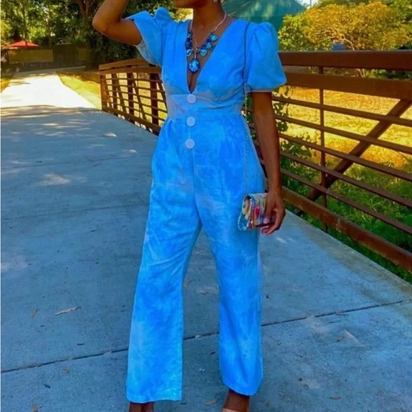 L’ATISTE Denim Stops Here Jumpsuit - Picture 6 of 6